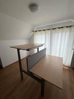 Bureau assis-debout électrique Duo LOGICDATA (65–130 cm), Huis en Inrichting, Bureaus, Ophalen, Elektrisch, Gebruikt, Bureau