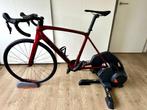 Elite Direto met cassette en Trek Emonda maat 56, Ophalen, Gebruikt, Overige typen