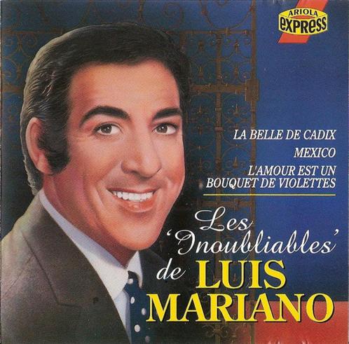 Luis Mariano - Les Inoubliables De Luis Mariano, CD & DVD, CD | Francophone, Envoi