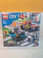 Lego 60319 brandweer en politie achtervolging, Ophalen of Verzenden, Nieuw, Complete set, Lego