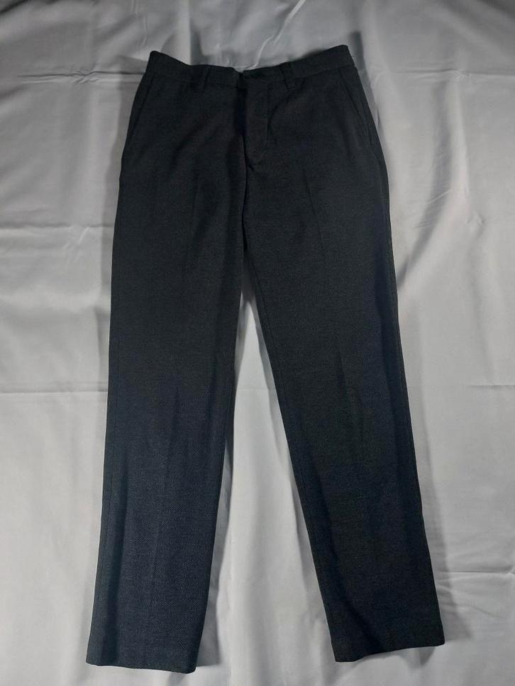Pantalon gris foncé de la marque Zara, Kleding | Dames, Broeken en Pantalons, Zo goed als nieuw, Maat 36 (S), Grijs, Lang, Ophalen of Verzenden