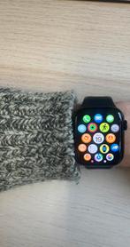 Apple watch serie 8 45mm, Handtassen en Accessoires, Smartwatches, Gebruikt, Zwart, Apple Watch, IOS
