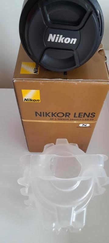 Nikon objectif comme neuf 24mm f1.4 G ED beschikbaar voor biedingen