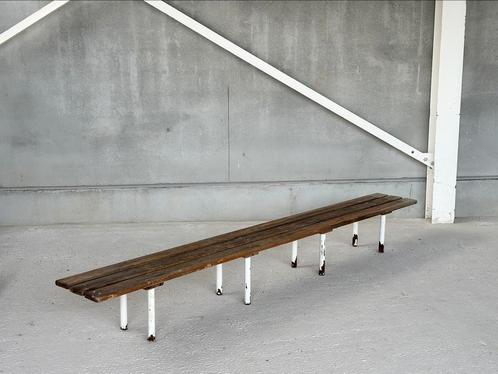 Vintage zitbank, Tuin en Terras, Tuinbanken, Hout, Ophalen