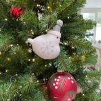 Kerstversiering - mus in wit/grijs in vilt, Ophalen of Verzenden, Zo goed als nieuw