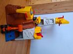 Ficher Price Littel People kraan met Steengroeve, Kinderen en Baby's, Ophalen, Zo goed als nieuw, Speelset