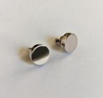 Prachtige ronde zilveren oorbellen, Handtassen en Accessoires, Oorbellen, Verzenden, Nieuw, Knopjes of Stekers, Zilver