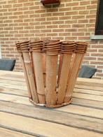 Vintage bamboe bloempot, Ophalen, Zo goed als nieuw