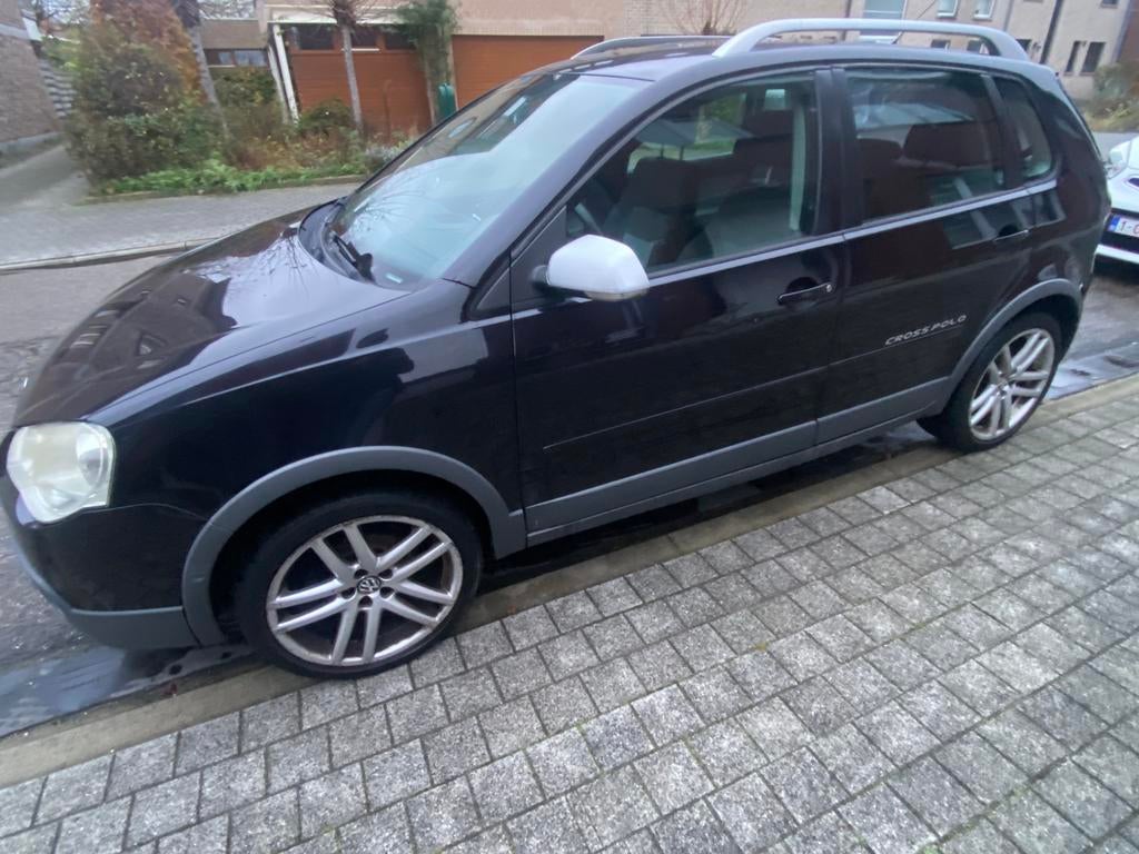 VW cross polo diesel 1.4 bouwjaar 2008, Auto's, Zwart, 5 deurs, Particulier, Euro 4