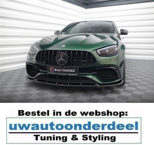 Maxton Design Spoiler Splitter Lip MB E63 AMG Facelift W213, Auto diversen, Tuning en Styling, Verzenden