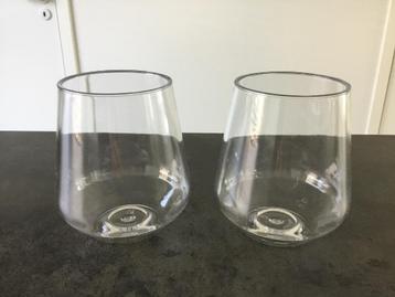 Nieuw! Set 2 onbreekbare kunststof water- / wijnglazen  beschikbaar voor biedingen