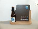 Floreffe bierflesje met krijtbordje, Verzamelen, Biermerken, Ophalen of Verzenden, Zo goed als nieuw