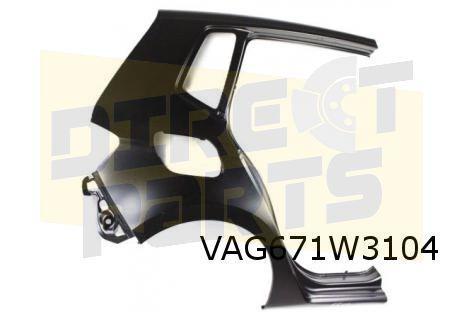 Volkswagen Golf VII Sportsvan (3/14-9/20) achterscherm Recht, Auto-onderdelen, Carrosserie, Spatbord, Volkswagen, Nieuw, Verzenden