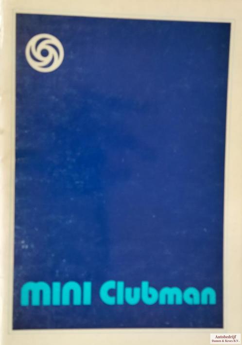 Handboek Mini Clubman instructieboekje, Autos : Divers, Modes d'emploi & Notices d'utilisation, Enlèvement ou Envoi