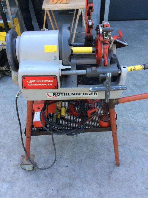 Rothenberger SUPERTRONIC 3SE AUTODRAADSNIJMACHINE 1/2-3" R., Doe-het-zelf en Bouw, Draaibanken, Gebruikt, Ophalen