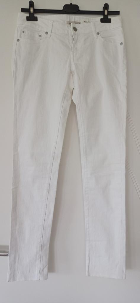 Witte jeans MANGO Alice / maat 36, Kleding | Dames, Broeken en Pantalons, Zo goed als nieuw, Maat 36 (S), Wit, Lang, Verzenden