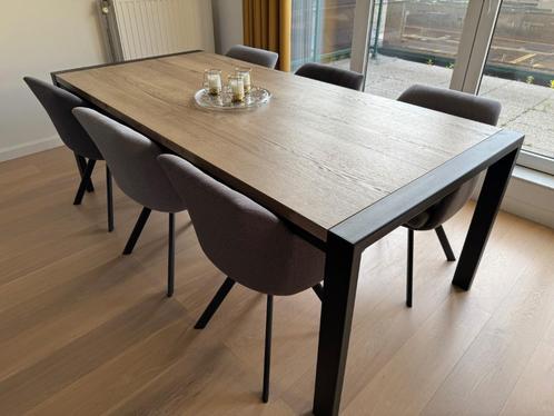 Eetkamerset industrieel (3-delig) MAXFURN Carlton, Huis en Inrichting, Complete eetkamers, Zo goed als nieuw, Ophalen