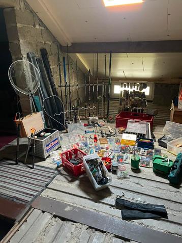 Lot complet pour pêche  beschikbaar voor biedingen