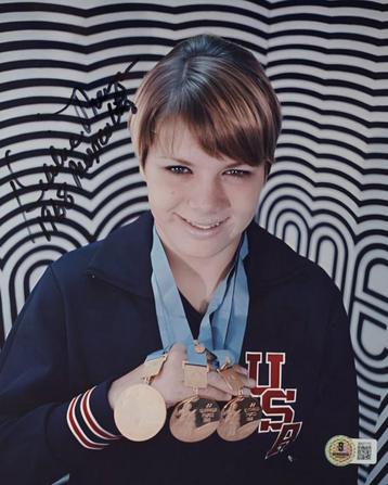 Olympische Spelen Zwemster Debbie Meyer + COA Handtekening beschikbaar voor biedingen