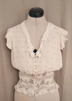 Heerlijke Caroll blouse maat 36-38 in lichte crèmekleurige c, Kleding | Dames, Blouses en Tunieken, CAROLL, Ophalen of Verzenden
