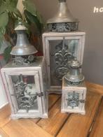 Landelijke lantaarns, Huis en Inrichting, Woonaccessoires | Kandelaars en Kaarsen, Ophalen, Zo goed als nieuw