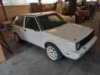 Volkswagen Golf rallywagen MK2 2000 cc, Auto's, Voorwielaandrijving, 4 cilinders, Wit, 2 zetels