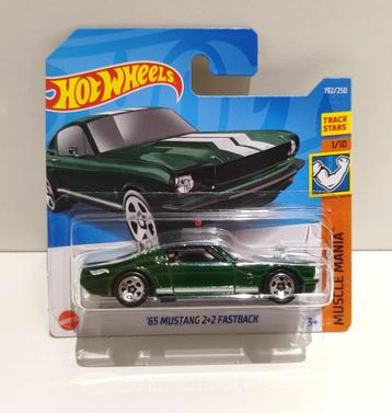 Hot Wheels '65 Ford Mustang 2+2 Fastback Groen (2022) beschikbaar voor biedingen