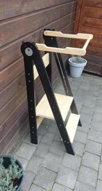 houten plooibare leertoren Haussgoods, Ophalen of Verzenden, Zo goed als nieuw, Overige typen, Aanschuifbaar
