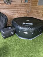 Jacuzzi intex jet en bubbel deluxe carbone wifi 4 personen, Ophalen, Nieuw, Grondzeil, Opblaasbaar