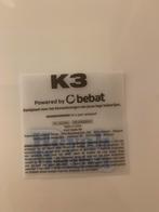 K3 strijklabel, Verzamelen, Stickers, Ophalen, Nieuw