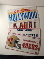 Lot de plaques Décoratives USA Année 89-90, Collections, Marques & Objets publicitaires, Enlèvement ou Envoi