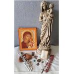 Partij religieuze christendom antiek 1950-1960 kruis beeld, Antiek en Kunst, Antiek | Religieuze voorwerpen, Ophalen of Verzenden