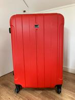 Valise rouge 4 roues, Comme neuf, Roulettes