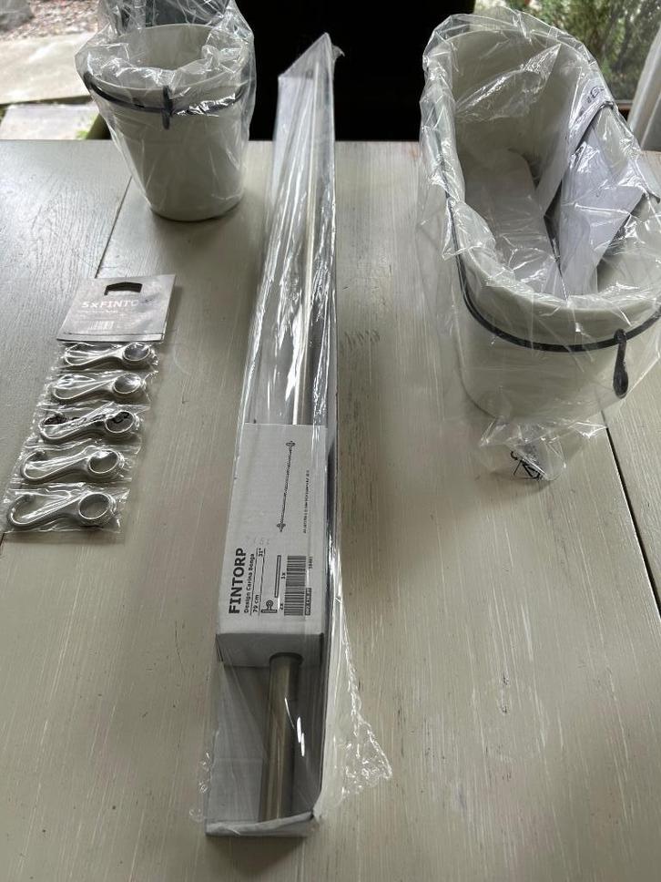 Fintorp bloembak/opbergsysteem compleet, Huis en Inrichting, Woonaccessoires | Overige, Nieuw, Ophalen