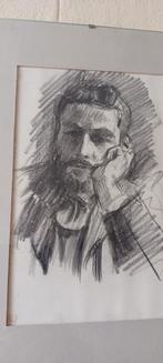 Originele potlood tekening, Antiek en Kunst, Ophalen of Verzenden