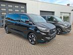 Ford Transit Custom SPORT L2 170pk AUT adapt Cr pack6 electr, Auto's, 1995 cc, Zwart, 4 cilinders, Zwart