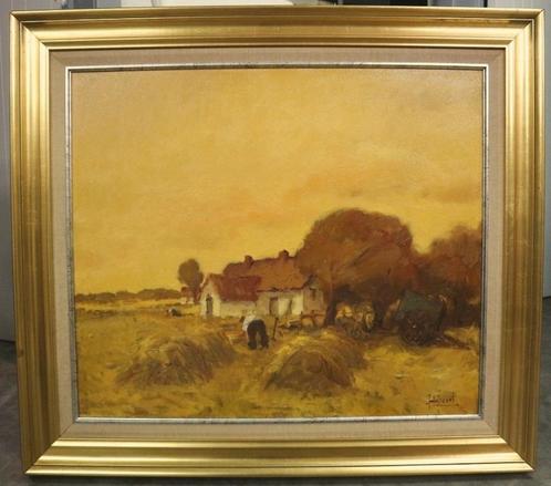 Juul DE CORT, oogst, Antiek en Kunst, Kunst | Schilderijen | Klassiek, Ophalen