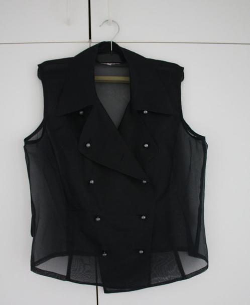 Feestelijke, zijden zwarte blouse  - maat 40, Kleding | Dames, Blouses en Tunieken, Zo goed als nieuw, Maat 38/40 (M), Zwart, Ophalen of Verzenden