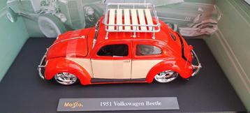 VW Volkswagen beetle cox 1:18ème, Enlèvement ou Envoi, Neuf, Voiture, Maisto