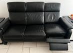 Lederen salon 3zit & 2x 1zit met relaxen, Enlèvement, Utilisé