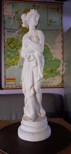 Wit beeld,61,00cm hoog., Antiquités & Art, Art | Sculptures & Bois, Enlèvement