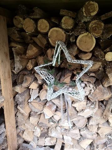 Kerstster 3 D zilverkleurig  beschikbaar voor biedingen