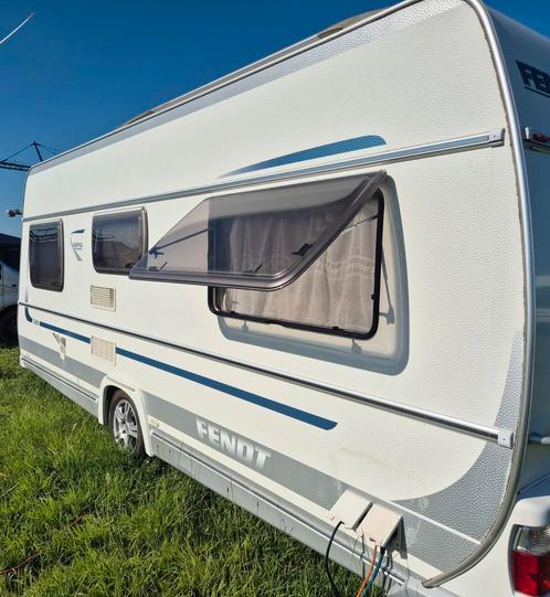 Fendt Topas 520, Caravans en Kamperen, Caravans, Particulier, tot en met 4, 1500 - 2000 kg, Rondzit, Fendt, Vast bed, 5 tot 6 meter
