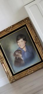 Antieke vergulde grote lijst, Antiek en Kunst, Ophalen