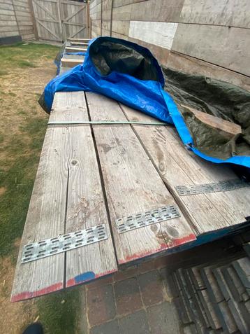 Steigerhout, steigerdelen , steigerplanken, (gebruikt) beschikbaar voor biedingen