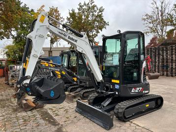 NIEUWE BOBCAT E27Z minigraver graafmachine graafkraan CW05 beschikbaar voor biedingen