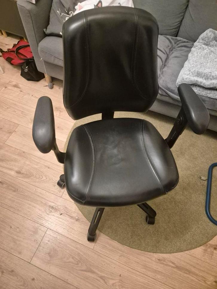 Chaise de bureau cuir, Maison & Meubles, Chaises de bureau, Chaise de bureau, Ergonomique