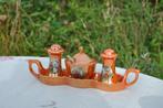 serviteur de table en porcelaine victoria china orange, Antiek en Kunst, Ophalen of Verzenden