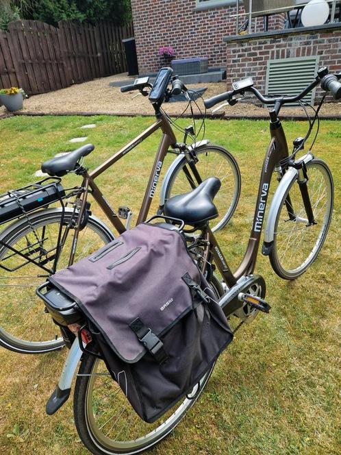 Duo Minerva Voyager Comfort elektrische fietsen, Fietsen en Brommers, Elektrische fietsen, Gebruikt, Ophalen