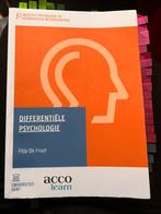 slides UGent differentiële psychologie, Hoger Onderwijs, Acco, Ophalen of Verzenden, Zo goed als nieuw